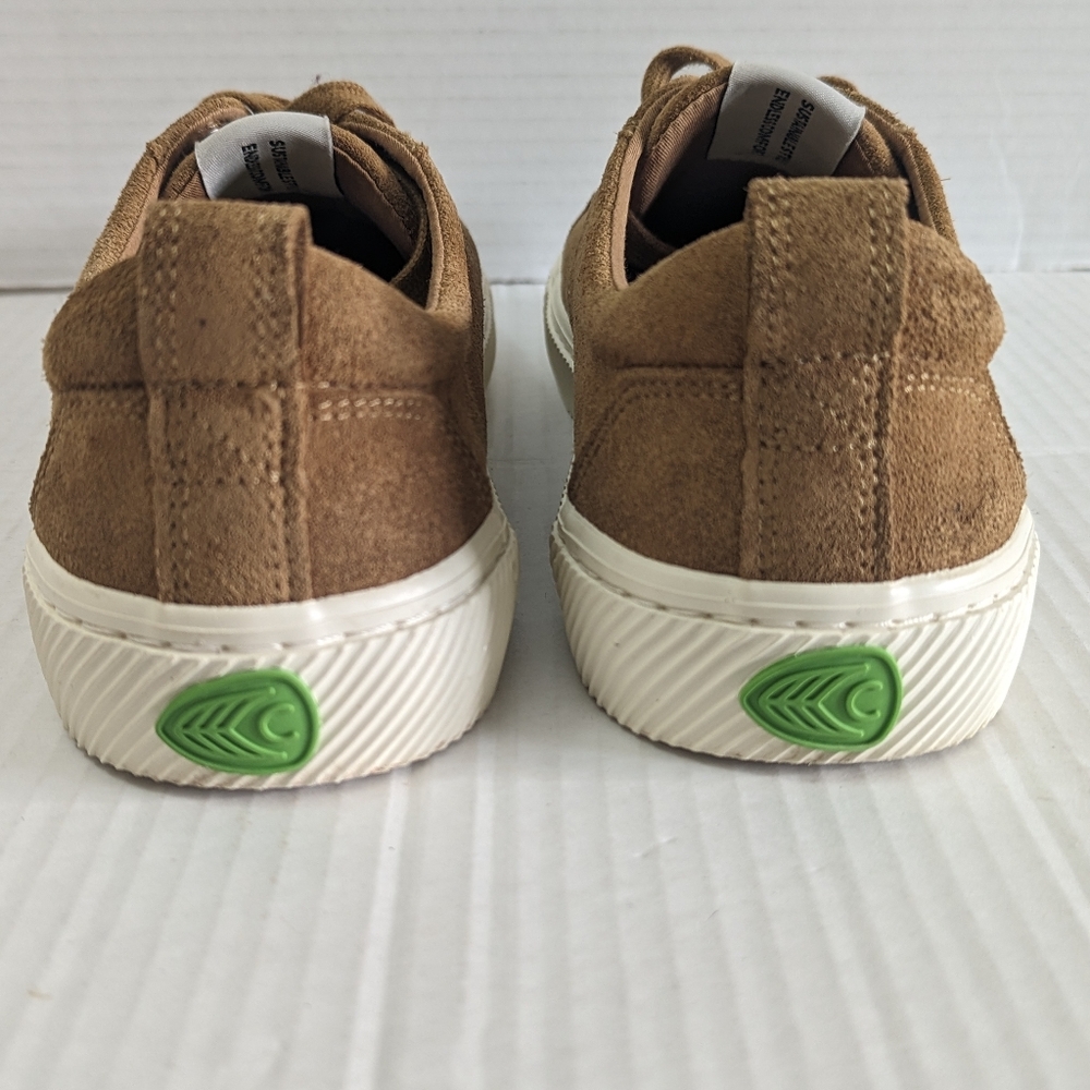CARIUMA Women's Low Suede Sneakers Camel Brown Shoe Size 9.5 US - Picture 9 of 12
